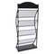 Freestanding Magazine Newspaper Book Rack Office Display Organizer Metal Stand